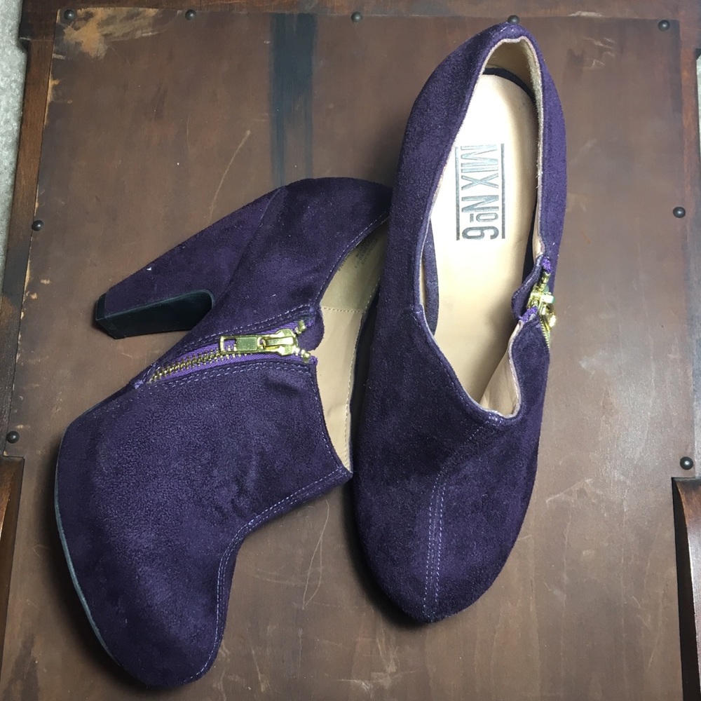Mix no.6 sexy purple booties